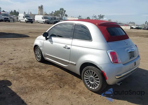 2012 Fiat 500C Lounge z USA, uszkodzony, nr VIN 3C3CFFER4CT260659